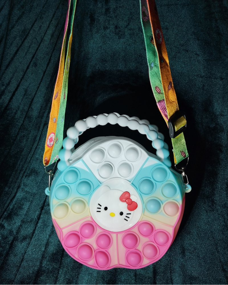 Kids Pop-It Crossbody Bag – Cute Cartoon Bubble Purse for Girls