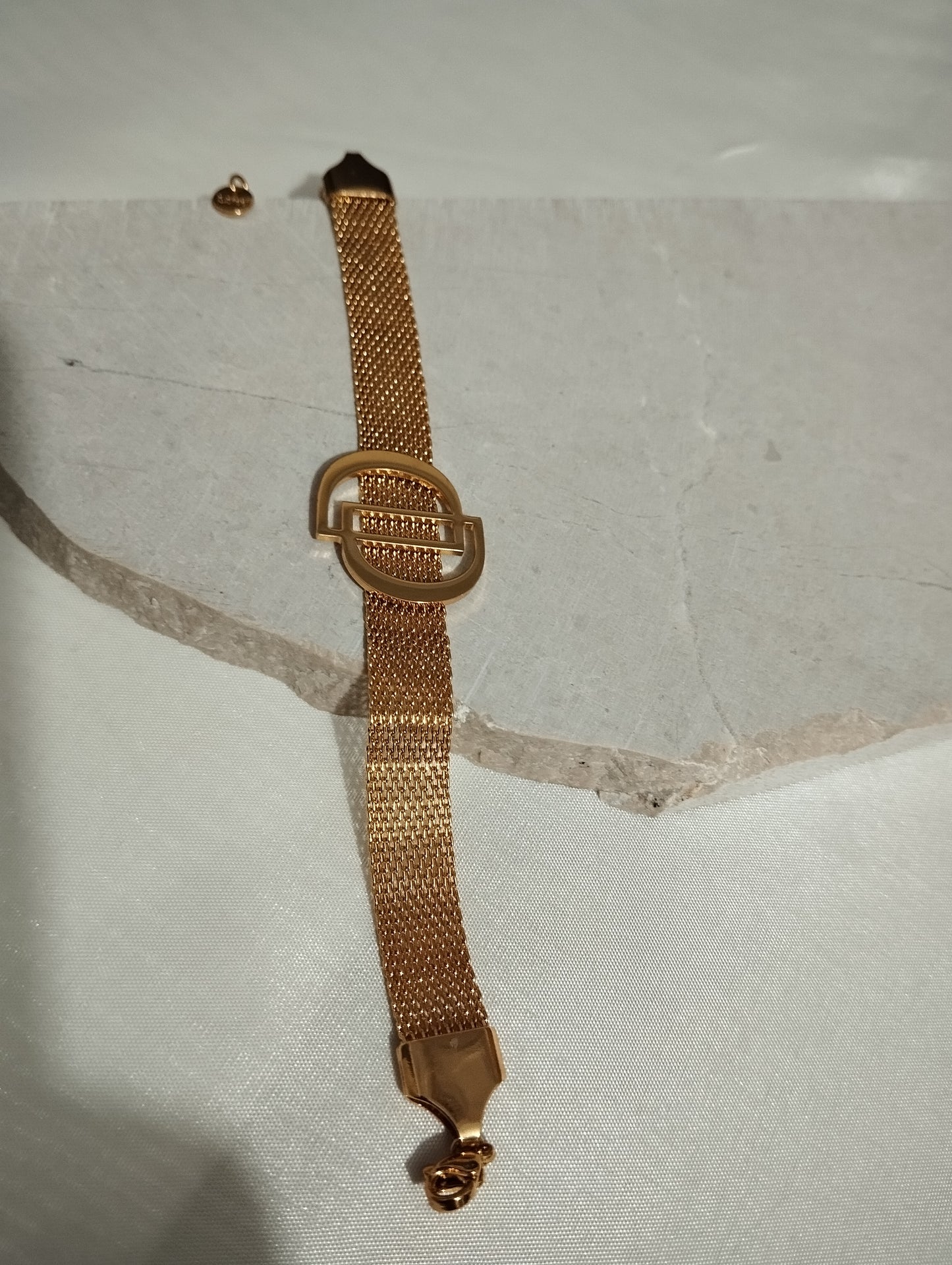 Bracelet - Designer D-Buckle Adjustable Chain