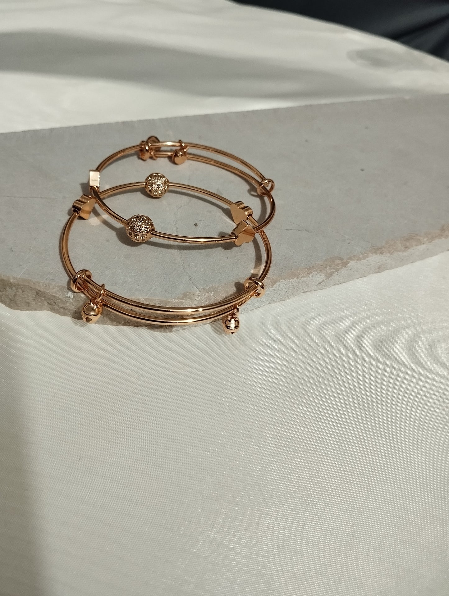 Adjustable Golden Bracelet Kara for Women