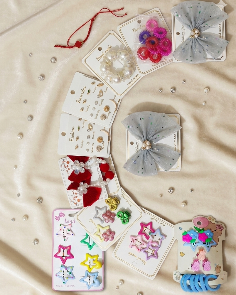Bundle Of 9 Hair Accessory Set