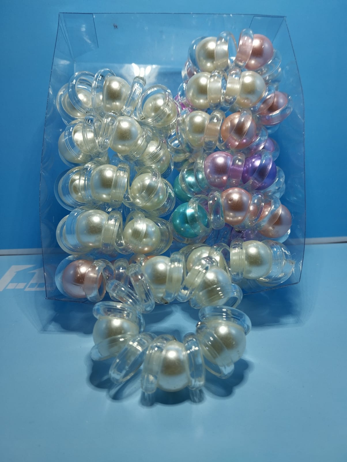 Pearl Spiral Hair Coils – No-Crease Hair Ties Set | 12 Pcs